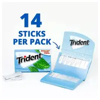 Жвачки Trident Mint Bliss Sugar Free 14 sticks