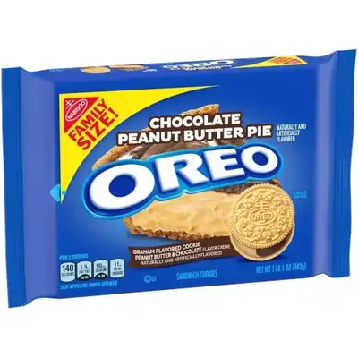 Печиво Oreo Chocolate Peanut Butter Pie 482g (1194) фото 1