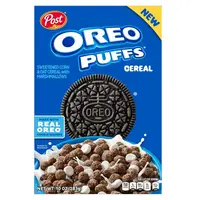Сухий сніданок Post Oreo Puff Chocolate Breakfast Cereal 283г