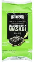 Чипсы из морских водорослей Nicos Seaweed Snack Wasabi 4г