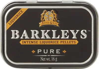 Драже Barkleys Intense Liquorice Pellets Pure 16г (11167) фото 1