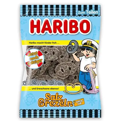 Желейки Haribo Haribo Salzbrezel 175g (5360) фото 1