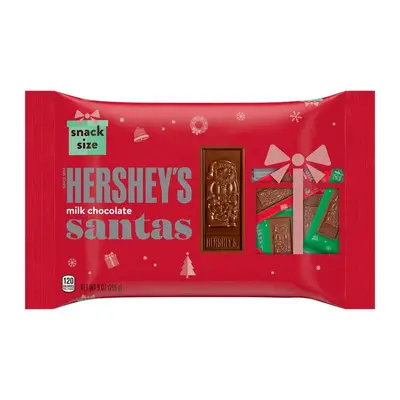 Конфети Hershey's milk cocolate Santas 255g (2631) фото 1