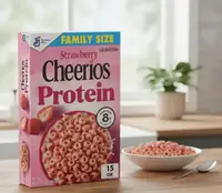 Сухий сніданок General Mills Cheerios Protein Gluten Free Strawberry 425г