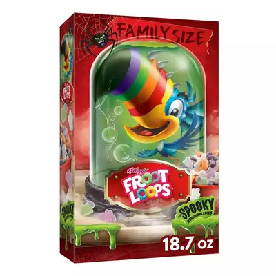 Сухой завтрак Kellogg's Froot Loops Spooky Cereal 459 g (5601) фото 1