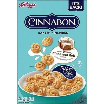 Сухий сніданок Cinnabon Kellogg's Cold Breakfast Cereal 246g (5299) фото 1