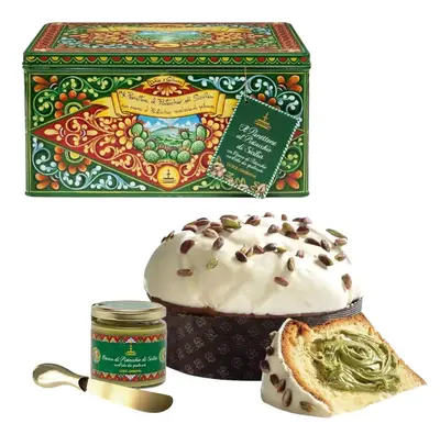 Подарочный набор Dolce &amp; Gabbana Panettone with Sicilian Pistachios 600г (9980) фото 1
