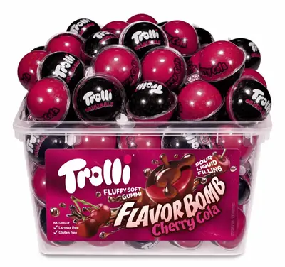 Жевательные конфеты Trolli Flavor Bomb Cherry Cola 60шт, 1128г (10538) фото 1
