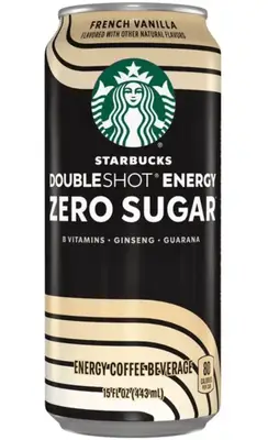 Энергетический кофейный напиток Starbucks Doubleshot Energy Zero Sugar French Vanilla 443мл (11145) фото 1