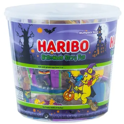 Упаковка желейних цукерок Haribo Halloween Scary Fun 66 шт, 800г (7111) фото 1
