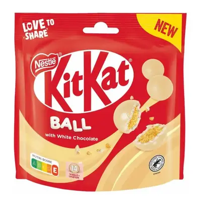 Шоколадні кульки KitKat Ball White Chocolate Branco 140г (8530) фото 1