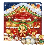 Адвент календарь с шоколадом Lindt Teddy Advent Calendar 124 г
