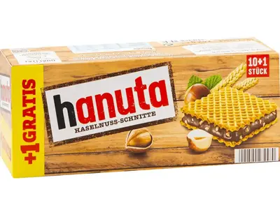 Вафли Ferrero Hanuta Haselnuss-Schnitte 242г (9993) фото 1