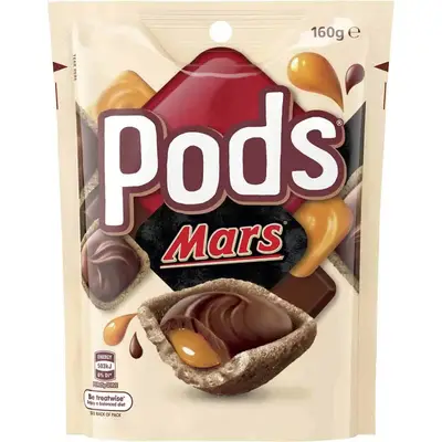 Вафельні цукерки Pods Mars 160г (8204) фото 1