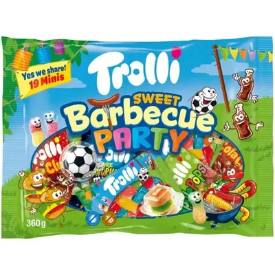 Желейные конфеты Trolli Limited Edition Sweet Barbecue Party 360 г (7383) фото 1