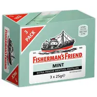 Набір льодяників Fisherman's Friend Mint 3x25g