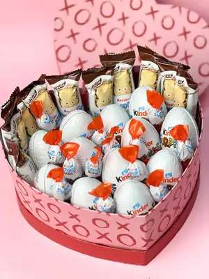 Подарочный набор сладостей Киндер Kinder Sweet Kit в Сердце №2 (11277) фото 1