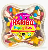 Желейные конфеты Haribo Happy Box фруктово-йогуртовое ассорти 600 г.