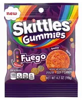 Гострі жувальні цукерки Skittles Gummies Fuego 119г