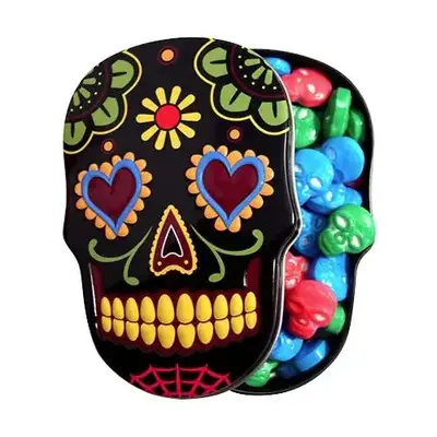 Череп с конфетками Sugar Skulls Sweet Candy Skulls Tin (5621) фото 1