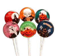 Леденец на палочке Top of Candy Halloween Edition без сахара 1шт, 20г