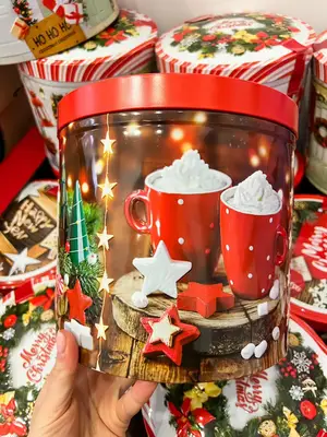 Різдвяний Пиріг Balocco Merry Christmas Panettone з кружкою какао 750g (2320) фото 1