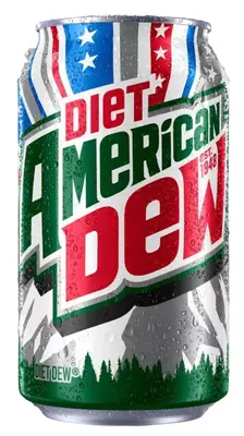 Газированный напиток Diet Mountain American Dew Citrus Soda Pop 355мл (11426) фото 1
