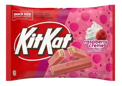 Шоколадні батончики Kit Kat Raspberry Creme 249г (10267) фото 1