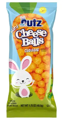 Пасхальні сирні кульки Utz Easter Mini Cheddar Cheese Balls 49.6г (8264) фото 1