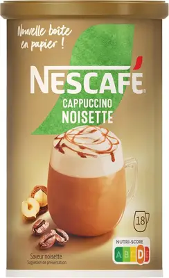 Растворимый кофе Nescafe Cappuccino Hazelnut Soluble Coffee с лесным орехом 270г (8708) фото 1
