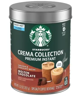 Розчинна кава Starbucks Crema Collection Premium Instant Molten Chocolate 202г (10108) фото 1