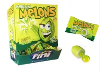 Жевательная резинка с джемом внутри Fini Melons / Дыня, 200 шт