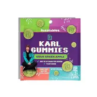 Желейні цукерки Feastables Karl Gummy Candy Sour Green Apple 50 g