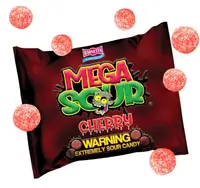 Кислые конфеты Barnetts Mega Sour Cherry Candy 104г