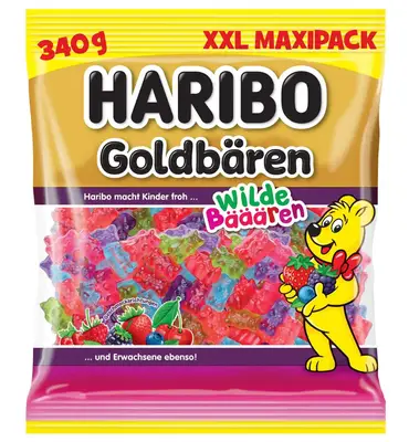 Желейні цукерки Haribo Goldbären Wilde Bääären 340г (11772) фото 1
