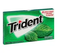 Жвачки Trident spearmint 14 sticks