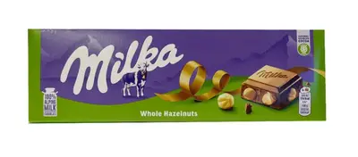 Шоколад Milka Milk Chocolate Bar with Whole Nuts 250г (9184) фото 1