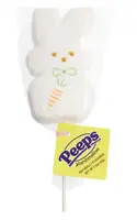 Маршмеллоу на палочке Peeps White Bunny Marshmallow Pop в форме зайца 42г