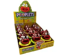 Игрушка с конфетами Kidsmania Pooplets Poop Emoji Shaped Candy сдадкие 12x15 г.