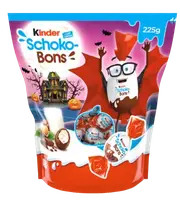 Шоколадные конфеты Kinder Schoko-Bons Halloween с молочной и ореховой начинкой 225 г