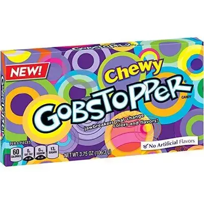 Конфетки Gobstopper Chewy Candy Box 106.3g (1772) фото 1