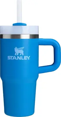 Термокружка Stanley Quencher H2.0 FlowState Синя з ручкою і трубочкою 591мл (11121) фото 1