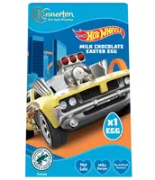 Шоколадное яйцо и батончик Kinnerton Hot Wheels Milk Chocolate Easter Egg 50г