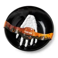 Черная конфета Halloween Candy Bowl с рукой скелета 1шт