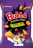 Чипсы Samyang Buldak Potato Chips Habanero Lime Flavor 120г