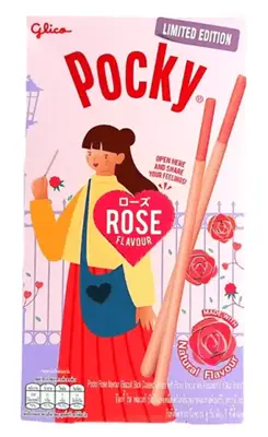 Палички Glico Pocky Rose Flavour 31г (10362) фото 1