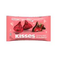 Цукерки HERSHEY'S KISSES Chocolate Dipped Strawberry, 255 г