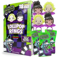 Леденцы в форме колец Beetlejuice Lollipop Rings Box 20шт 240 г
