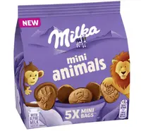 Печиво Milka Mini Animals Alpine Milk Chocolate 99.5г