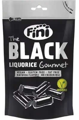 Лакричные конфеты Fini Black Gourmet Liquorice 180г (8413) фото 1